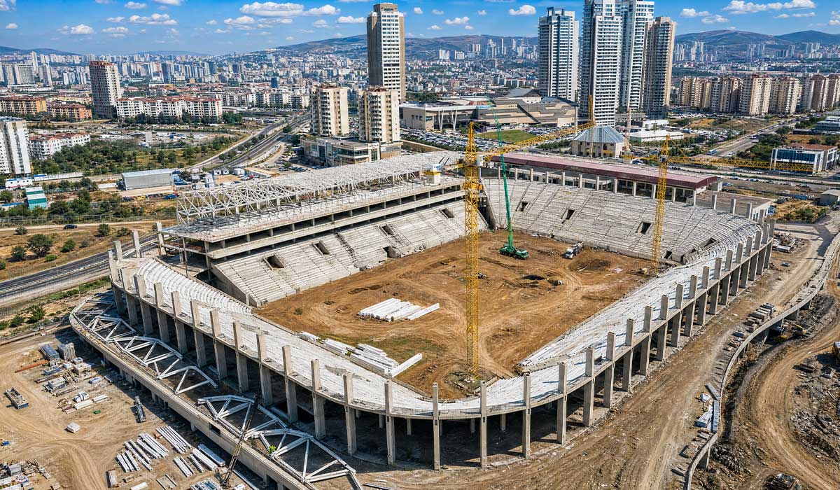 rénovation du stade