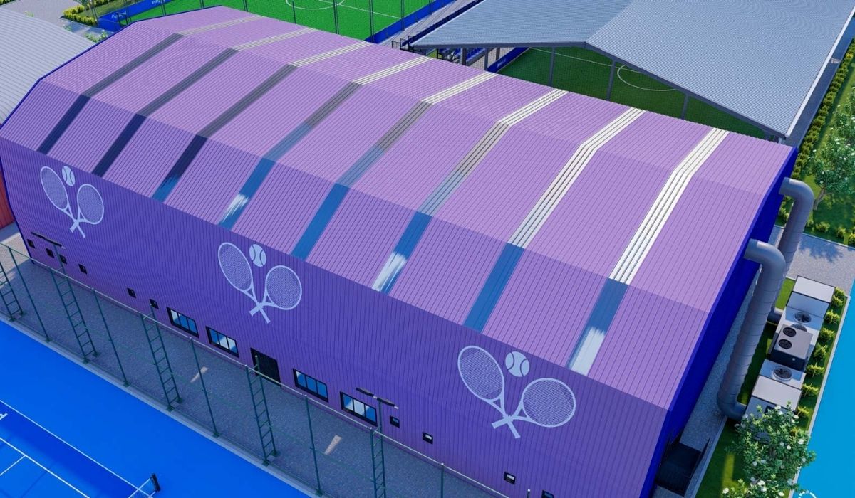 Outdoor and Indoor Tennis Court Construction