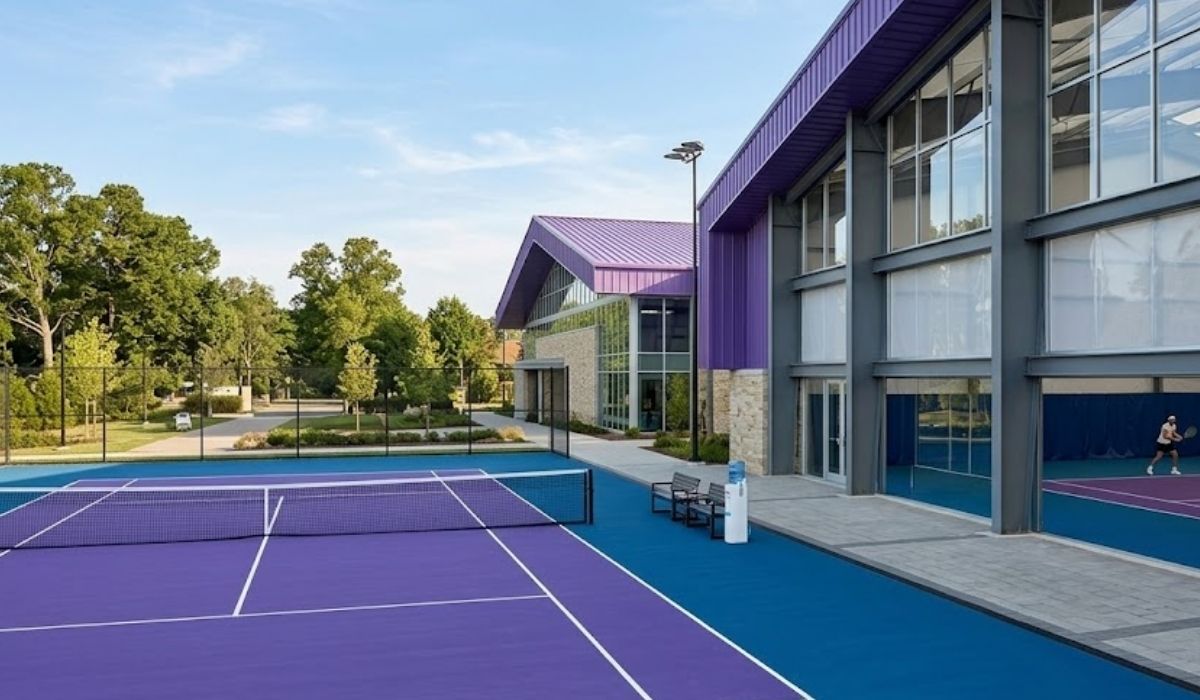 Outdoor Tennis Court Construction