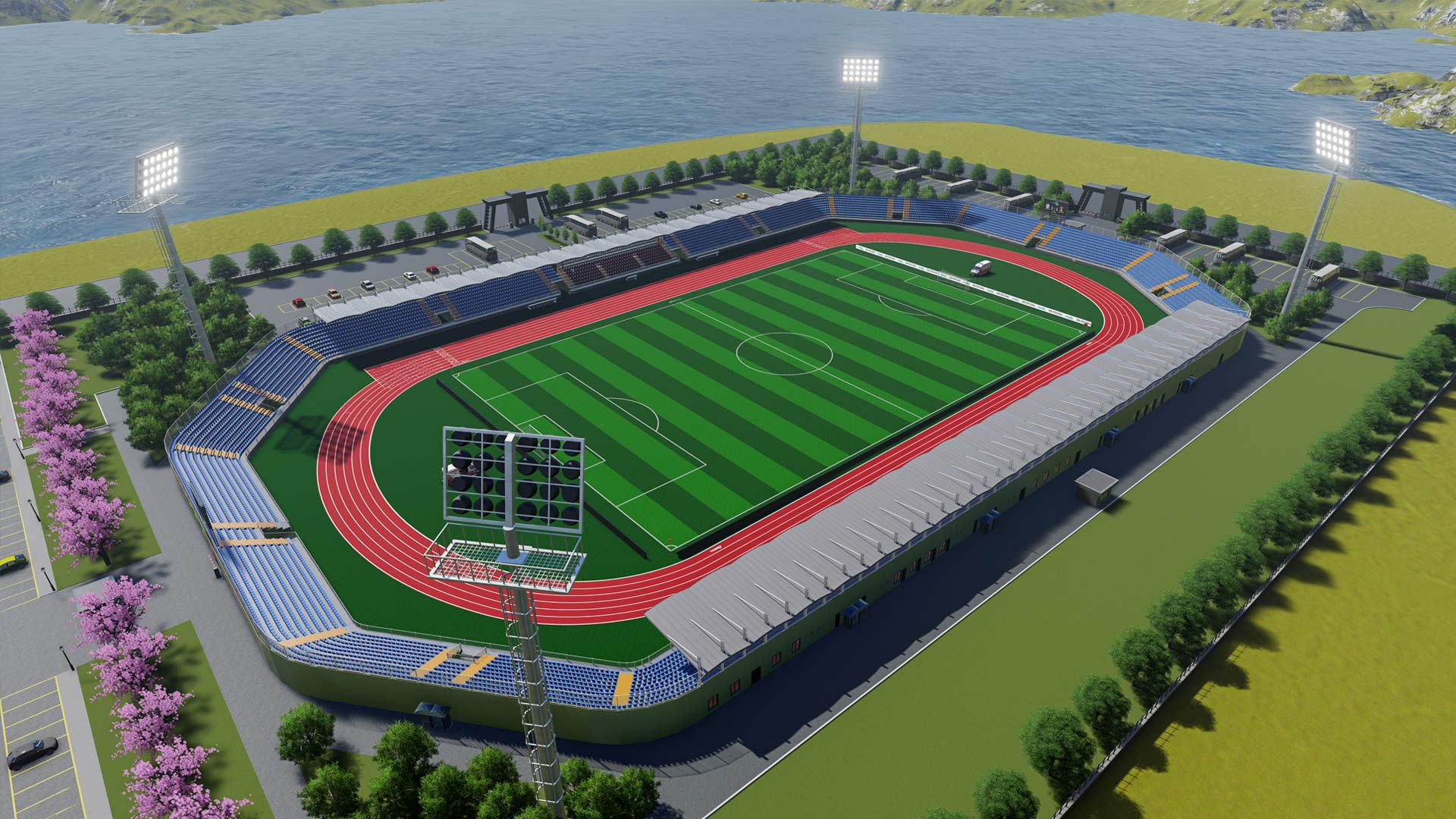 10000 Seats Stadium